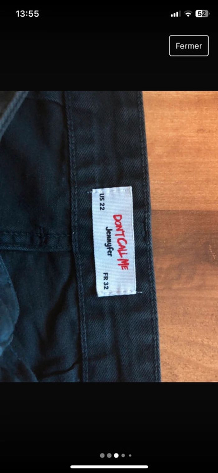 Pantalon cargo noir - photo numéro 3