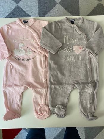 Pyjama velours 6 mois