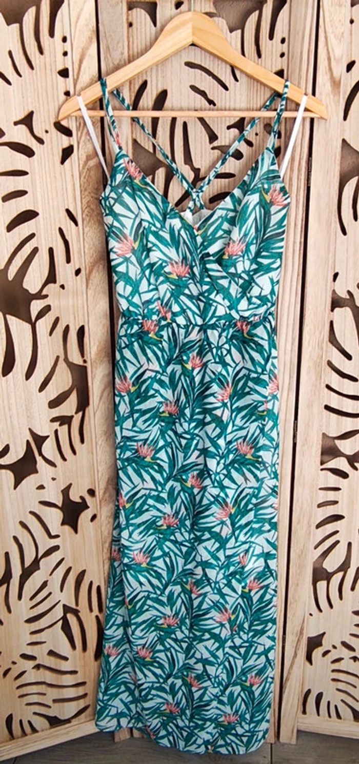 Robe imprimée fleurs façon cache coeur T 34 Kiabi - photo numéro 7