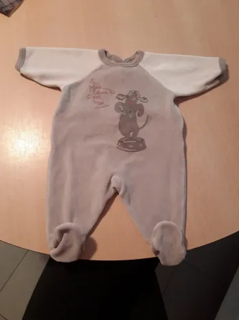 Grenouillère 1 mois petit bateau