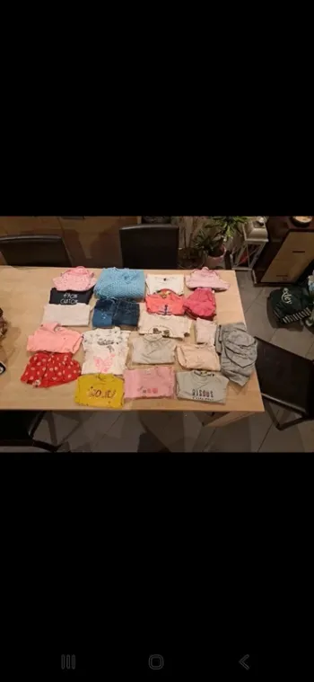 Lot d'habits 6mois filles