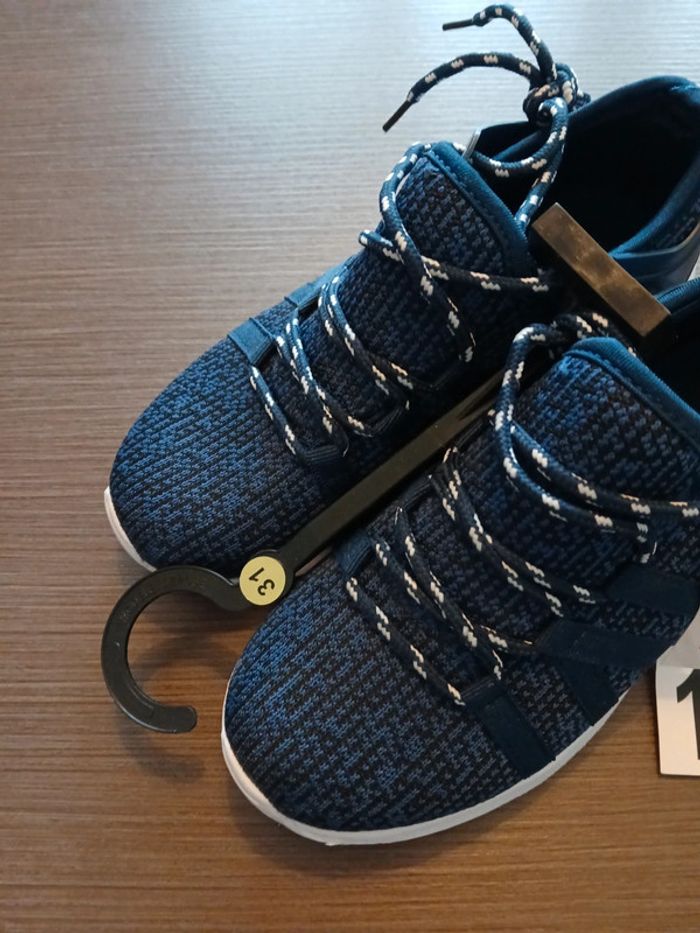 Baskets bleu à lacets 31 tissaia - photo numéro 2