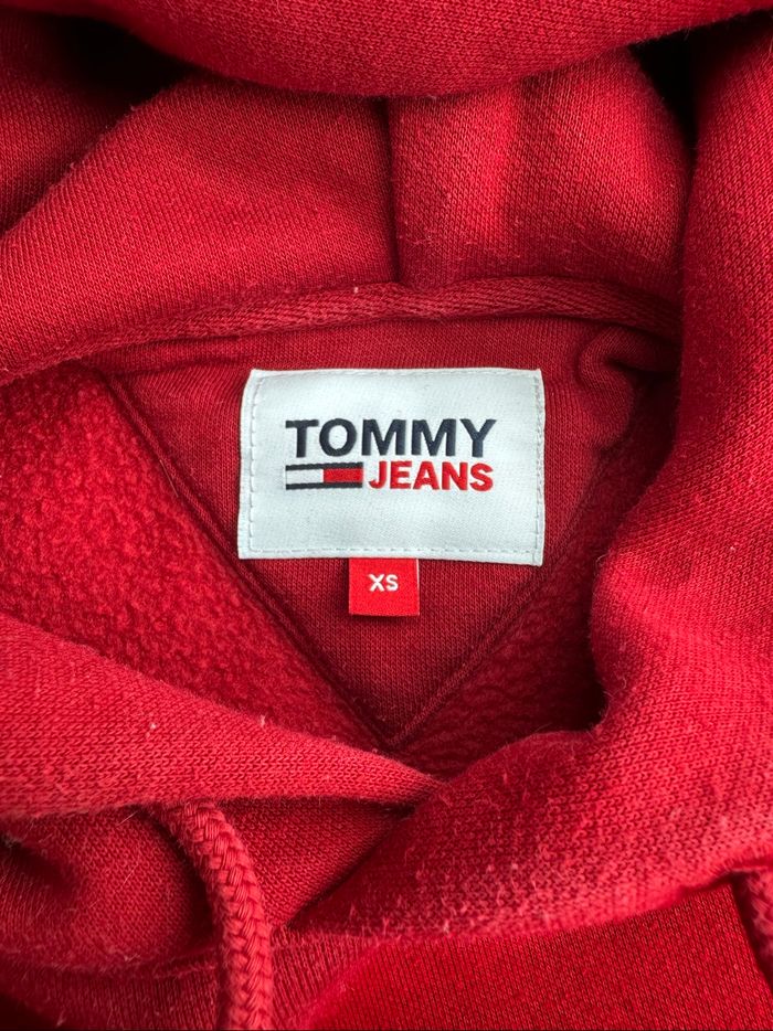 Sweat à capuche Tommy Hilfiger bordeaux - photo numéro 6