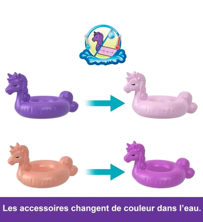 Polly Pocket Coffret Bouée Licorne Sparkle Cove Adventure - photo numéro 5