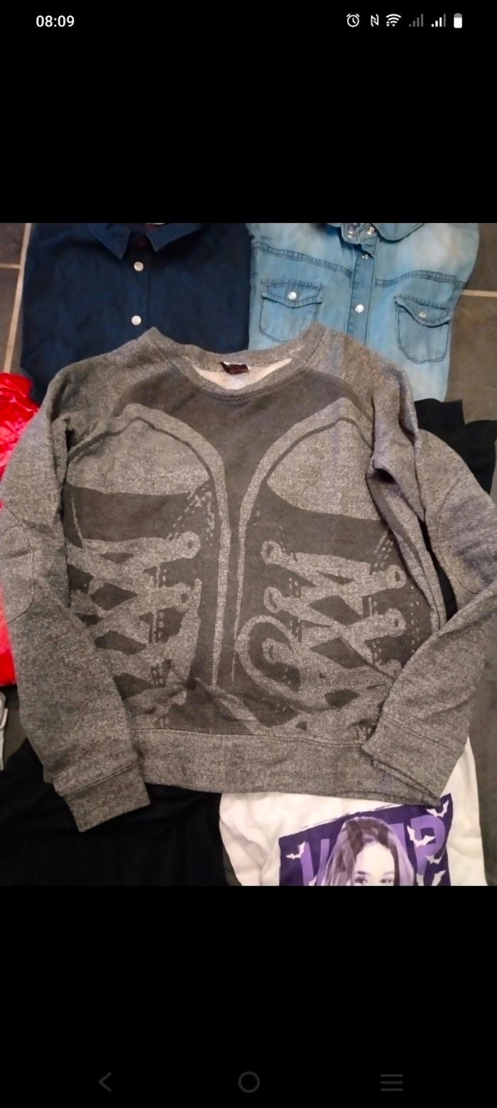 Lot 10 vêtements fille 12 ans belles marques - photo numéro 2