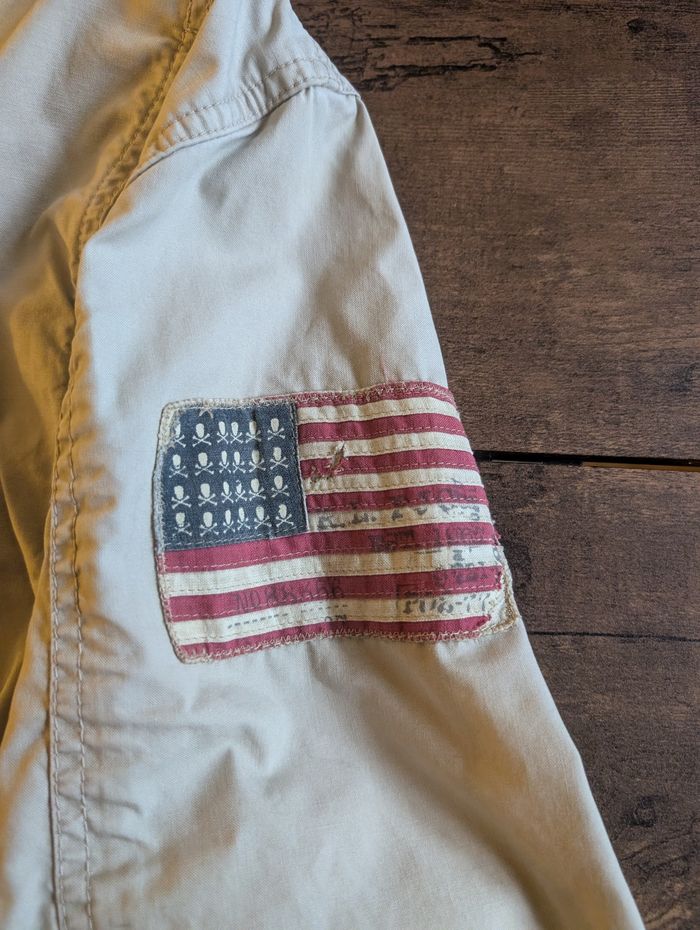 Ralph Lauren Military Field Veste Drapeau Américain - photo numéro 10