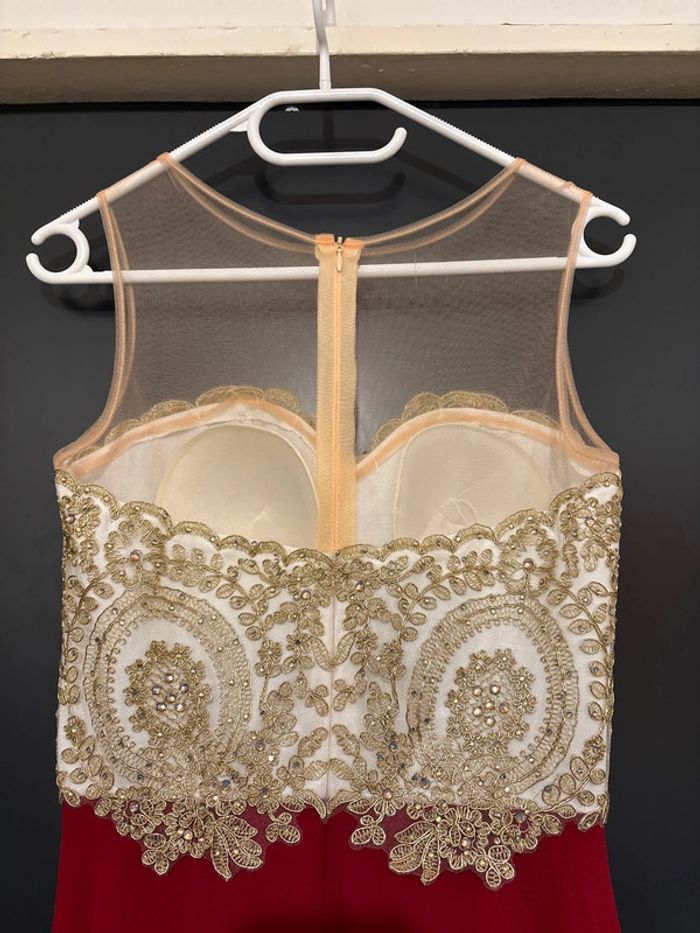 Merveilleuse robe doublée longue S cocktail ou mariage - photo numéro 6