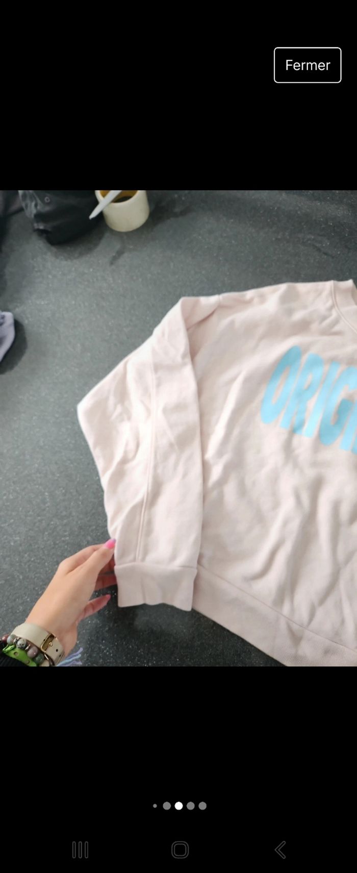 Sweat levi's rose pâle - photo numéro 4