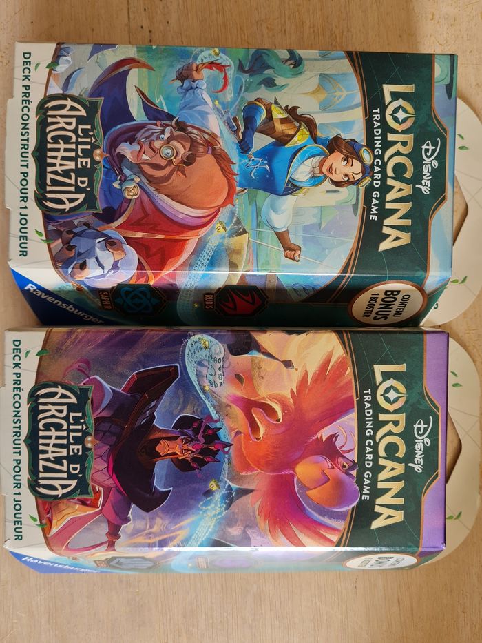 Lorcana Lot de 2 decks L'île d'Archazia