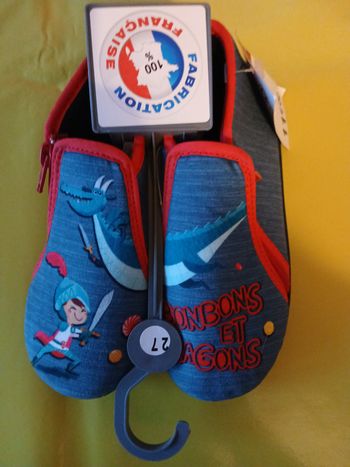 chaussons chevalier dragon 27