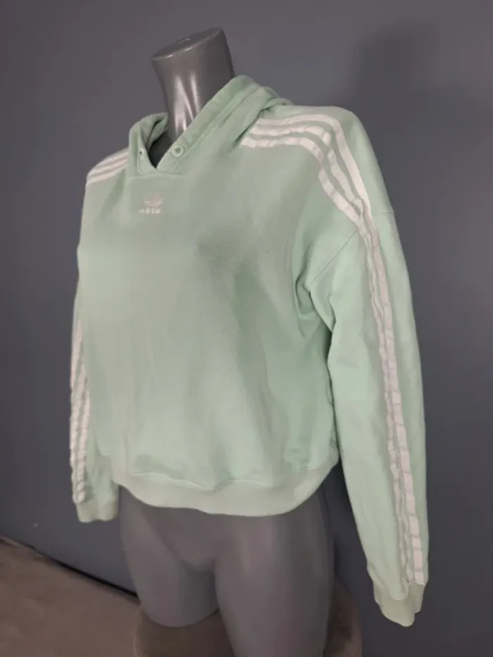 Sweat adidas à capuche, style crop hoodie taille S (637) - photo numéro 5