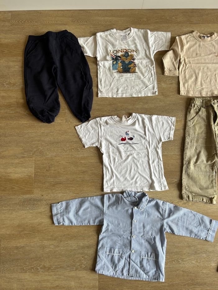 "Lot vêtements garçon 3 ans – Idéal crèche & école – T-shirts, pantalons, chemise - photo numéro 2