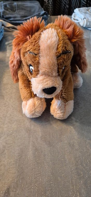 Peluche la belle et le clochard disney