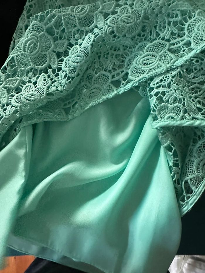 🌿 Robe vert menthe – Caroll – Taille 38 - photo numéro 8