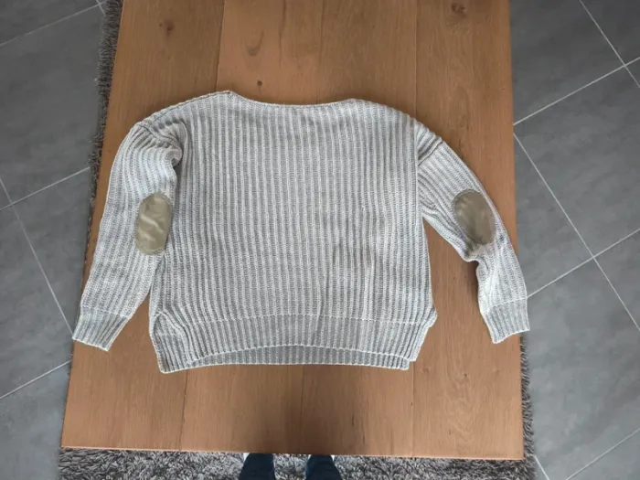 Pull col rond Naf Naf en laine - photo numéro 5