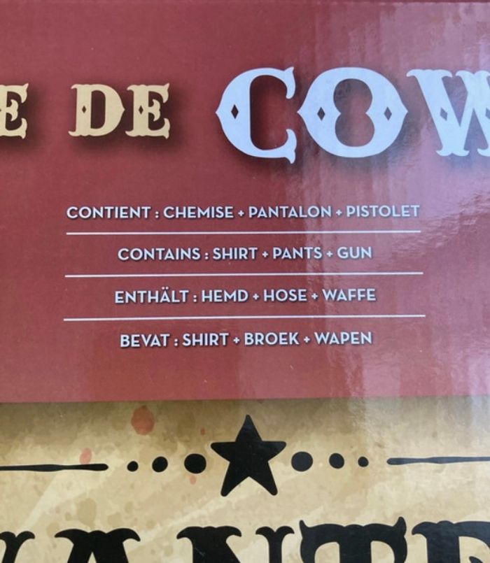 Déguisement Cow boy neuf - photo numéro 2