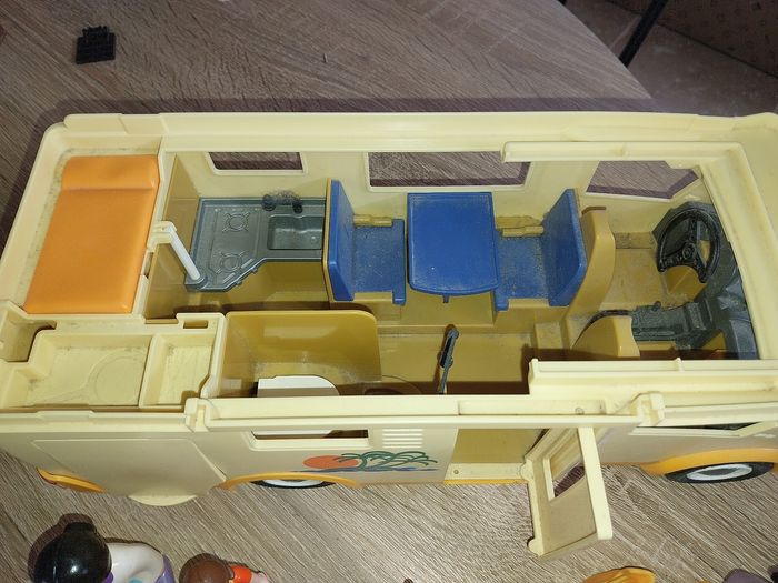 Camping car jaune playmobil - photo numéro 2