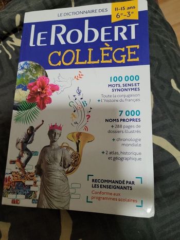 Le Robert college édition 2017