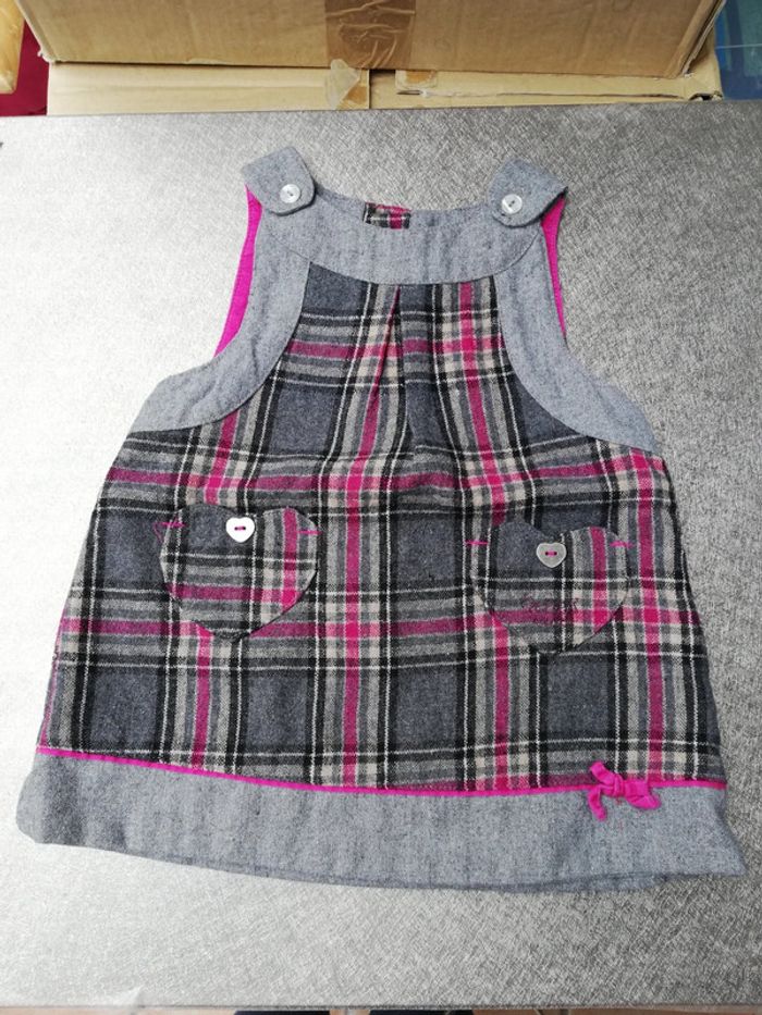 Robe à carreaux 6 mois fille Cadet Rousselle
