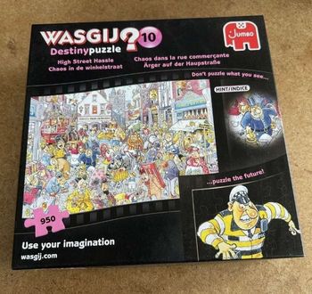 Puzzle 950 pièces Wasgij Chaos dans la rue commerçante 