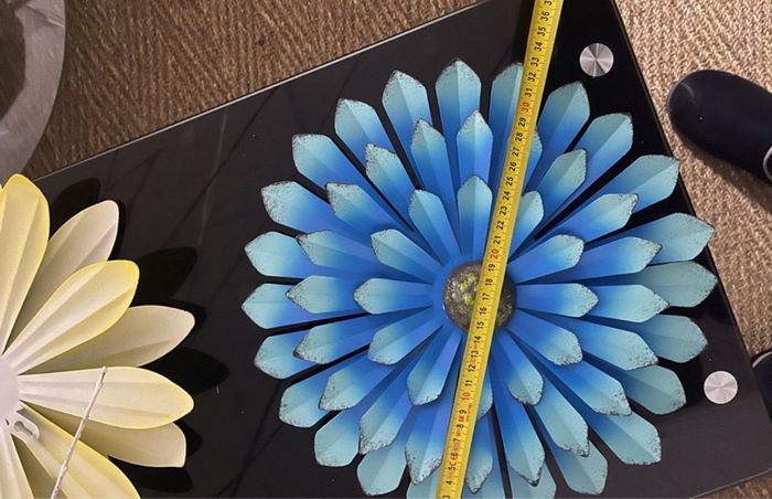 fleurs murale trois couleurs - photo numéro 7