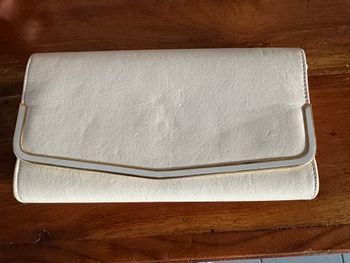 sac Pochette blanche vintage