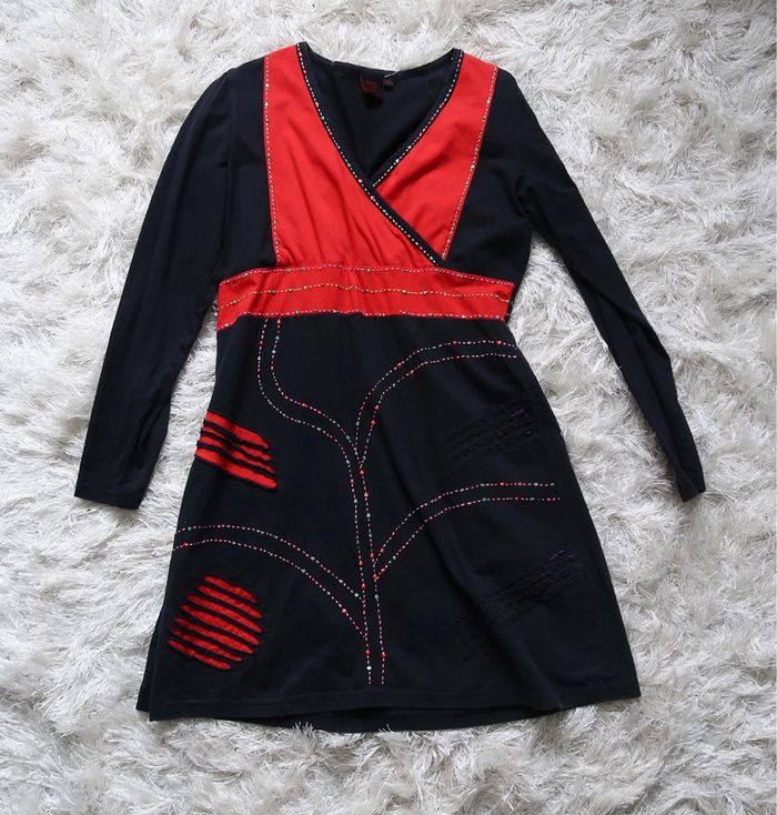 Robe aller simplement 38 coton vintage