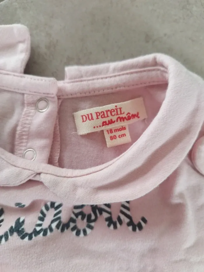 Tee shirt manches courtes bébé - photo numéro 7