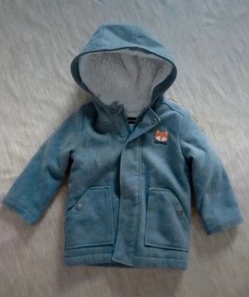 Parka kiabi fourré intérieur avec capuche taille 2 ans 🌹
