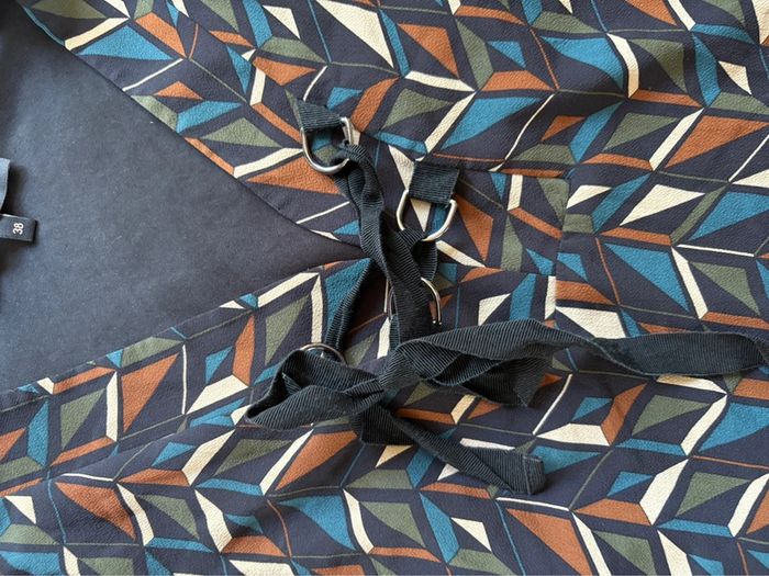 Robe multicolore La Fée Maraboutée taille 38 - photo numéro 5