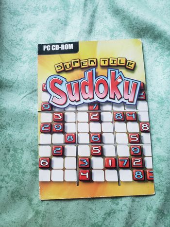 Jeu pc sudoku