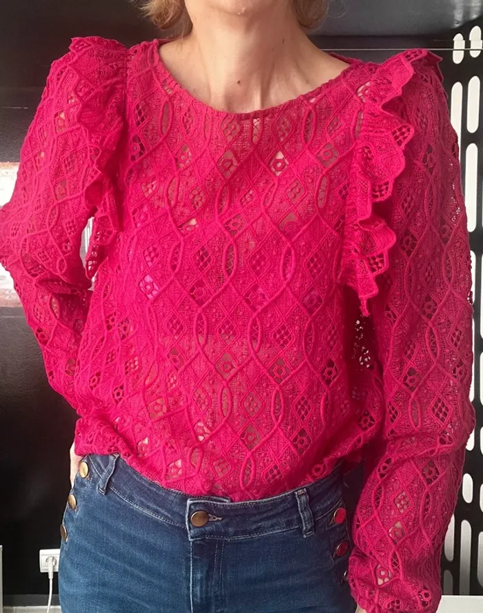 Blouse guipure Salina t36 sezane