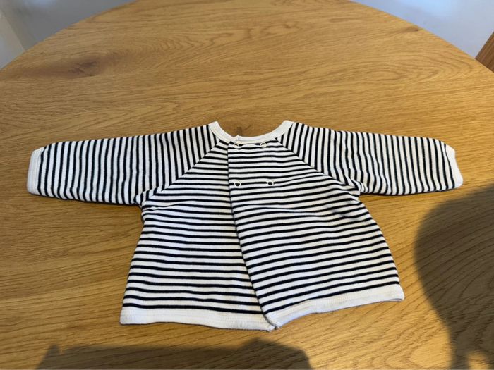 Pull à rayures bébé garçon taille 3 mois - photo numéro 4
