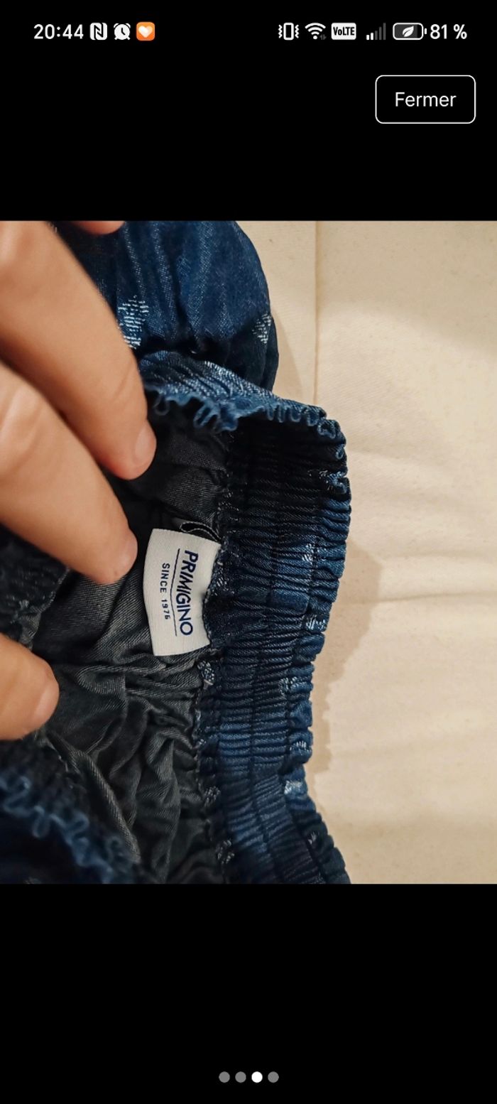 Jupe jean bébé fille - photo numéro 3