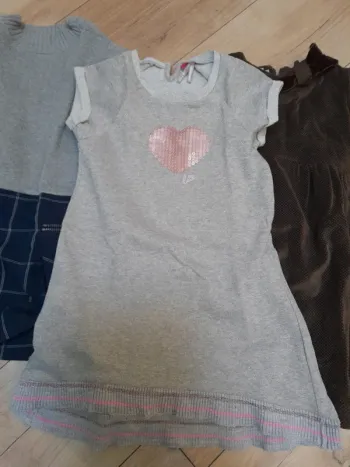 Robe coeur 5 ans
