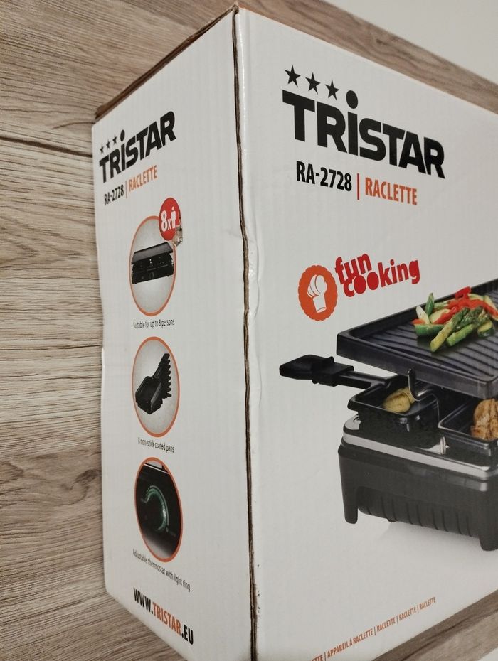 Appareil à raclette et gril TRISTAR RA-2728 8 personnes - photo numéro 6