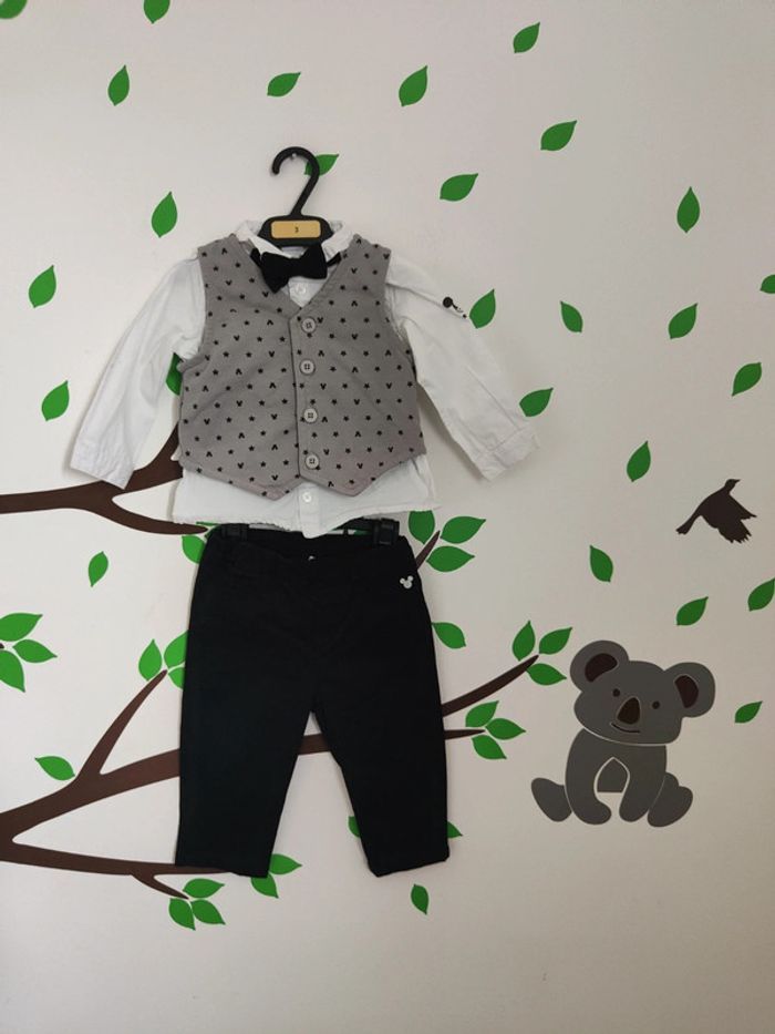Ensemble de fête Mickey 9 mois