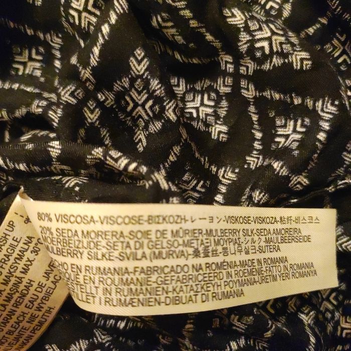 Blouse femme viscose et soie de mûrier. Massimo Dutti. Taille 40 - photo numéro 10