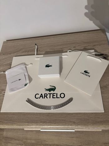 Bracelet Lacoste argenté neuf