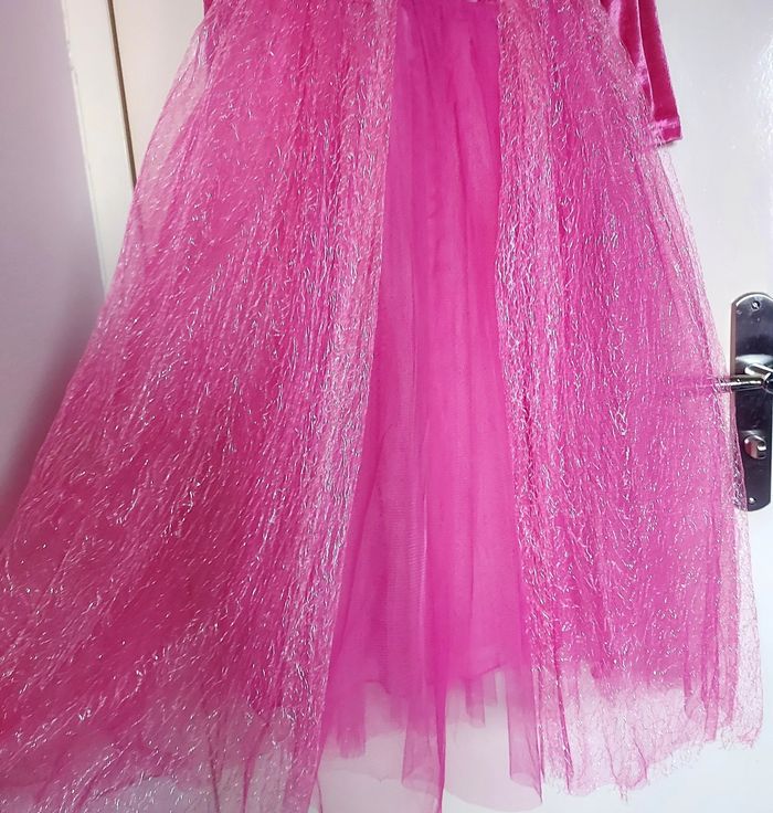 Déguisement robe de princesse rose 8-9 ans - photo numéro 6