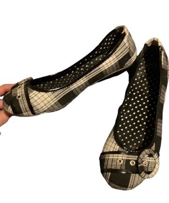 Ballerines à carreaux