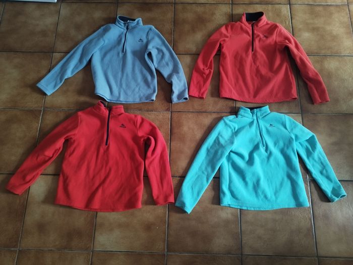 Lot de 4 polaire enfant Quechua 8 à 9 ans - photo numéro 2