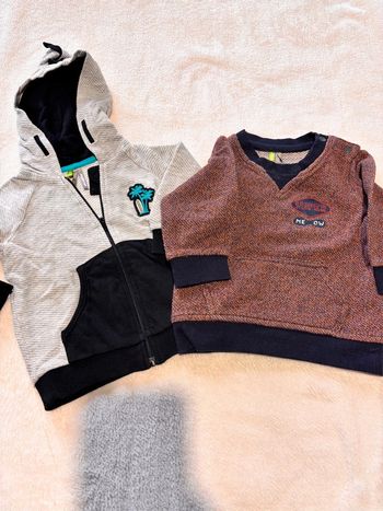 🌸lot pull et veste zipée 6 mois garçon🌸