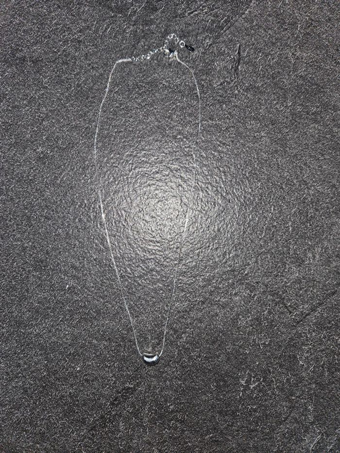 Jolie collier avec pendentif couleur argent neuf - photo numéro 3