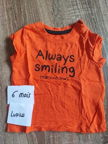 T-shirt 6 mois