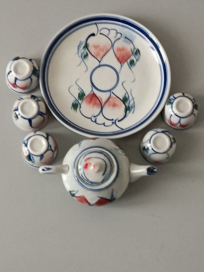 Service à thé miniature porcelaine