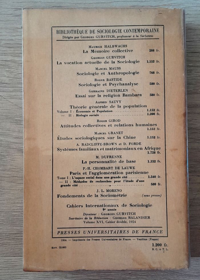 théorie générale de la population - alfred sauvy volume 2 Biologie Sociale - photo numéro 4