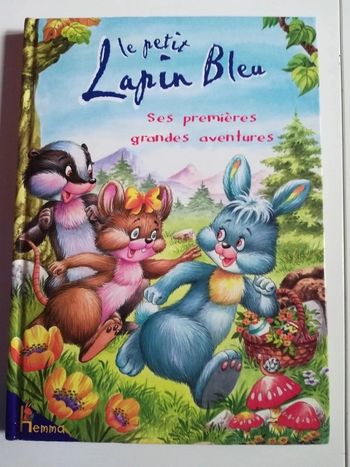 LIVRE Le Petit Lapin Bleu - édition Hemma