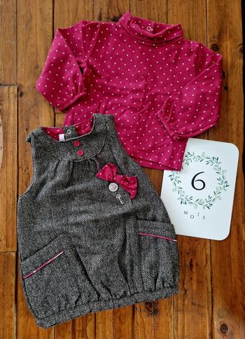 Ensemble fille 6 mois