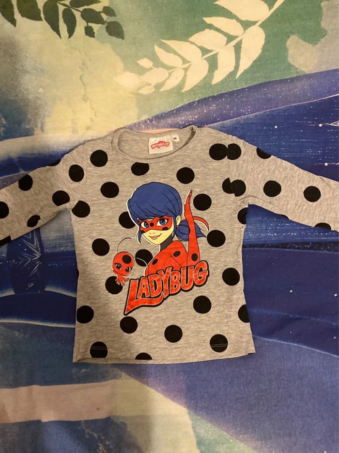 Haut ladybug taille 4 ans